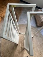 Witte houten bedhekjes, Ophalen of Verzenden, Gebruikt, Minder dan 140 cm, Minder dan 70 cm