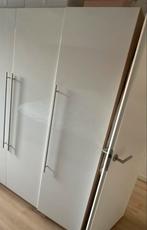 Ikea Pax Kast - Wit Gelazuurd Eiken & Hoogglans Wit, Huis en Inrichting, Kasten | Kledingkasten, Ophalen, Gebruikt, 200 cm of meer