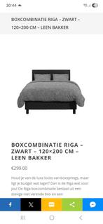 Boxspring 120x200, Ophalen, Zo goed als nieuw, Tweepersoons