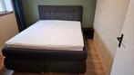 Jysk boxpring met een nieuw matras en topper, Gebruikt, 210 cm, Tweepersoons, Ophalen of Verzenden