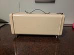 Vintage emaille lunchbox crème, Ophalen of Verzenden