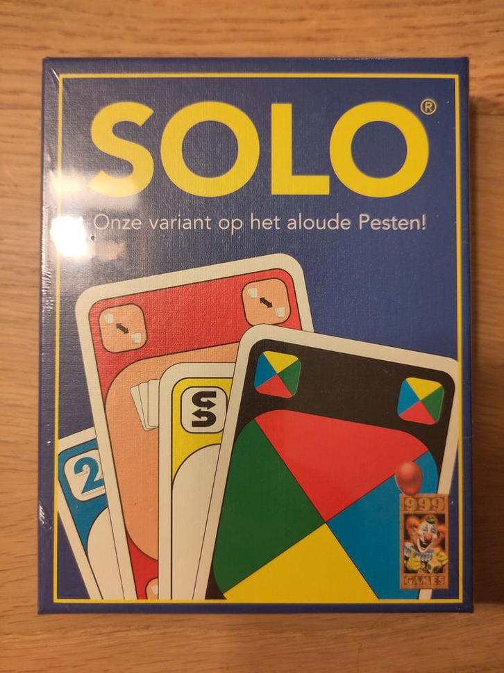 Solo - 999 Games - Nieuw in Folie!, Hobby en Vrije tijd, Gezelschapsspellen | Kaartspellen, Nieuw, Een of twee spelers, Drie of vier spelers