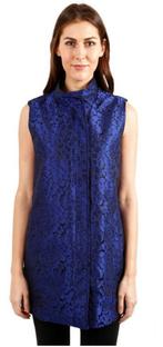 Joseph Ribkoff chique lang jasje zonder mouw mt 38/M, Maat 38/40 (M), Blauw, ., Joseph Ribkoff