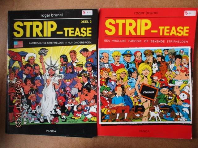 adv0396 strip-tease, Boeken, Stripboeken, Gelezen, Eén stripboek, Ophalen