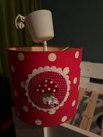 Hanglamp Paddenstoel Rood met Stippen, Ophalen of Verzenden, Gebruikt, Stof, Minder dan 50 cm