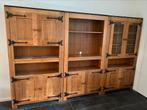 Drie degelijke antieke buffetkasten, Huis en Inrichting, Kasten | Buffetkasten, Eikenhout, 50 tot 100 cm, 150 tot 200 cm, 25 tot 50 cm