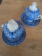 2 Lomonosov kopjes in blauwe vergeet-mij-niet-motief, Ophalen