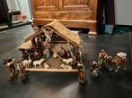 Kerststal met figuren, Antiek en Kunst, Antiek | Religie, Ophalen