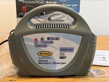 4amp battery charger voor auto accu’s | Nieuw in doos! beschikbaar voor biedingen