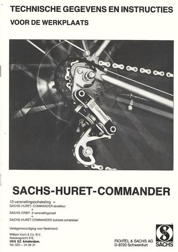 Sachs Huret Commander werkplaats gegevens (8023z) beschikbaar voor biedingen