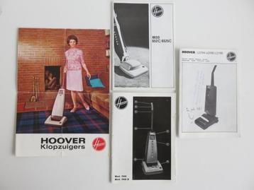 Oude vintage folder Hoover klopzuigers en gebruiksaanwijzing beschikbaar voor biedingen