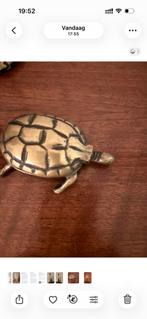 Koperen Schildpad Decoratie, Ophalen of Verzenden, Gebruikt, Metaal, Dierenbeeld