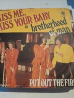 Brotherhood of man 7inch kiss me kiss your baby, Ophalen of Verzenden, Zo goed als nieuw