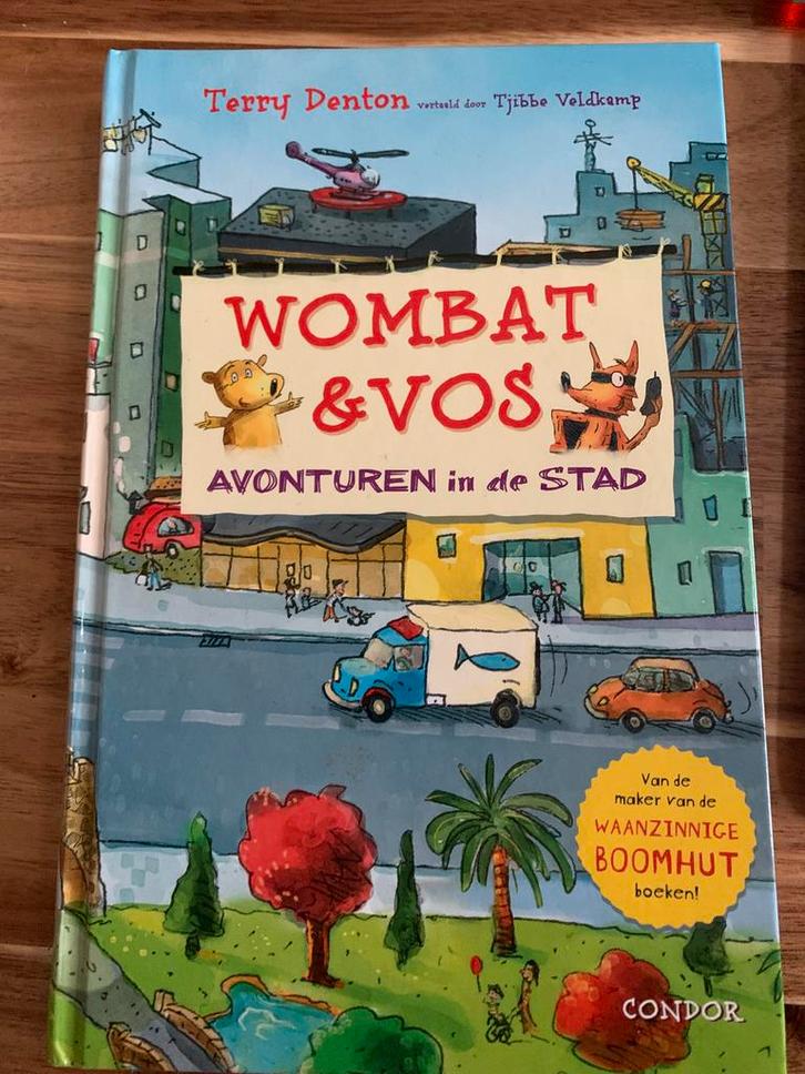 Terry Denton - Wombat en Vos -Avonturen in de stad, Boeken, Kinderboeken | Jeugd | onder 10 jaar, Zo goed als nieuw, Fictie algemeen