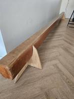 Houten turnbalk te koop 4.20 lang, Sport en Fitness, Ophalen, Gebruikt, Materiaal, Zwart