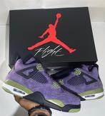 Jordan 4 Retro Canyon Purple – Maat 40.5, Kleding | Heren, Schoenen, Overige kleuren, Nike Jordan, Nieuw, Ophalen of Verzenden