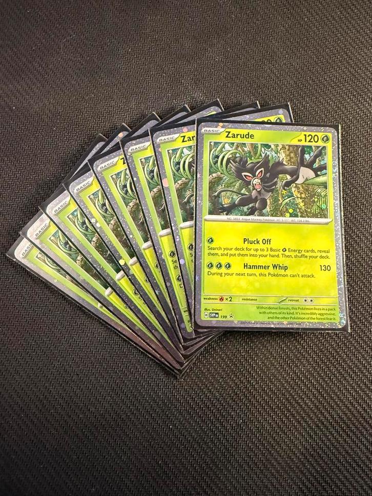 Zarude 199 PROMO Pokemon, Hobby en Vrije tijd, Verzamelkaartspellen | Pokémon, Nieuw, Losse kaart, Ophalen