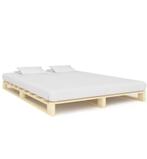 2 persoons Pallet bed 200x200, Ophalen, Tweepersoons, Zo goed als nieuw, Overige maten