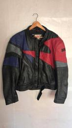 MQP mt52 stoere(vintage) leren motor jas in zeer goede staat, Jas | leer, Ophalen of Verzenden, Tweedehands, Dames