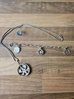 zilveren sieraden met sterrenbeeld kreeft, Ophalen of Verzenden, Zo goed als nieuw, Zilver, Zilver