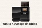 Franke A600 Foam master Clean Master met koelkast, Ophalen, Zo goed als nieuw, Koffiemachine