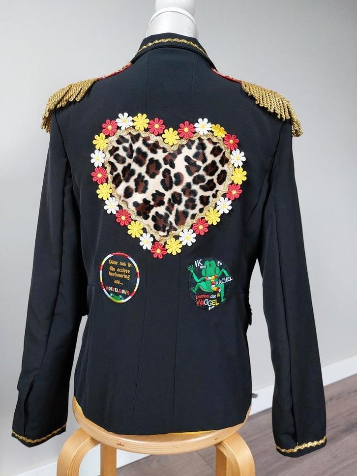 Oeteldonk jasje maat S/M - 36/38, Kleding | Dames, Carnavalskleding en Feestkleding, Zo goed als nieuw, Carnaval, Maat 38/40 (M)