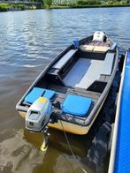 Boot, sloep, (valkje) met buitenboordmotor (Honda 5pk), Ophalen, Gebruikt