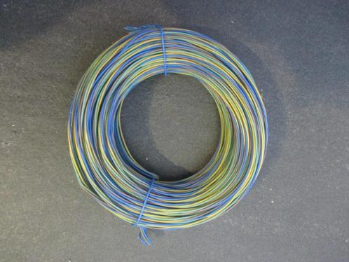 4x15 meter ( 4-aderig ) koperdraad, 0,5mm. max. 42 Volt, Hobby en Vrije tijd, Modeltreinen | H0, Nieuw, Transformator of Voeding