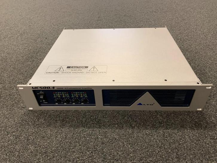 Alto MC500,4// 4 -Kanaals Power Amplifier, Audio, Tv en Foto, Versterkers en Receivers, Nieuw, 120 watt of meer, Overige merken