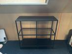Industrieel kastje met 2 planken, Huis en Inrichting, Kasten | Overige, Ophalen, Zo goed als nieuw