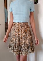 Vrolijk kort rokje 38 M, Maat 38/40 (M), Geel, Retro & Icone, Ophalen of Verzenden