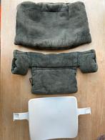 Stokke Tripp Trapp rugplank met bekleding van Ukje groen, Ophalen of Verzenden, Gebruikt, Meegroeistoel