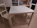 Eettafel met 2 stoelen, Ophalen, 50 tot 100 cm, Vierkant, 50 tot 100 cm