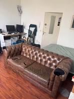 Chesterfield Bank - Vintage Look, Huis en Inrichting, Banken | Bankstellen, Ophalen, Gebruikt, Driepersoons, Rechte bank