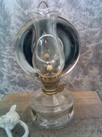 Brocante Kleine olielamp grootmoeders tijd lamp, Ophalen of Verzenden