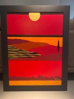 Zeefdruk van Ronald Boonacker “Il Belpaesei I” 92x72, Antiek en Kunst, Ophalen of Verzenden