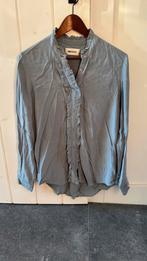 Anecdote blouse bloesje 36 S blauw net kantoor feest top, Kleding | Dames, Verzenden, Gedragen, Maat 36 (S), Blauw