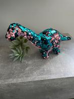 Nieuw dino knuffel pailletten glitter dinosaurus, Ophalen of Verzenden, Nieuw, Overige typen