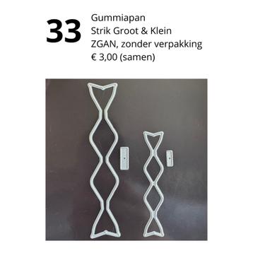 Gummiapan Snijmal Strik Groot & Klein, Nieuw! beschikbaar voor biedingen