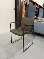 Nieuw Leolux Talos Eetkamerstoel Groen leer Design stoel, Huis en Inrichting, Stoelen, Leolux, Overige kleuren, Nieuw, Leer