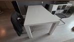 Witte Eettafel Toresund Ikea 180x90cm, Huis en Inrichting, Tafels | Eettafels, Ophalen, Gebruikt, 100 tot 150 cm, 50 tot 100 cm