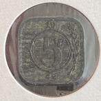 5 Cent Zink / Vierkante Stuiver uit 1942 van Wilhelmina, Postzegels en Munten, Munten | Nederland, Verzenden, Koningin Wilhelmina