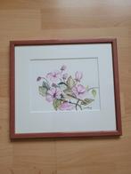 Aquarel Gesigneerd - Yvonne Oude Elferink, Minder dan 50 cm, Ophalen of Verzenden, Zo goed als nieuw, Schilderij