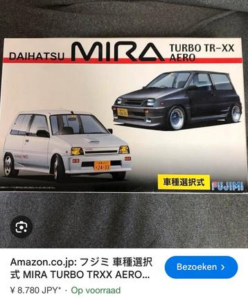 Zeldzame Daihatsu Mira turbo tr-xx aero pakket beschikbaar voor biedingen