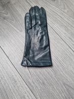 Nieuwe donker groene leren hanschoenen. Maat XS/S, Ophalen, Nieuw, Maat 34 (XS) of kleiner, Handschoenen