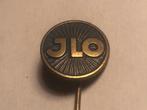 Metalen JLO / ILO MOTORMERK Speld (Blauw/Messingkleur)., Verzenden, Zo goed als nieuw, Transport, Speldje of Pin