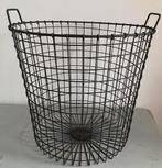 Metalen mand, Ophalen, Zo goed als nieuw, Rond, Overige materialen