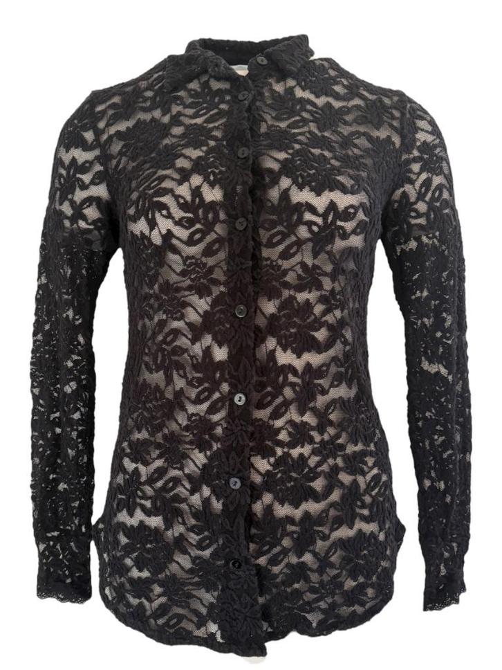 Rosemunde blouse M, Kleding | Dames, Blouses en Tunieken, Zo goed als nieuw, Maat 38/40 (M), Zwart, Ophalen of Verzenden