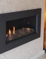 Mooie inbouw Gashaard met afstandsbediening, Ophalen of Verzenden, Gebruikt, Inbouwhaard, Gashaard