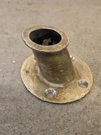 Vintage messing mastvoet voor boot, Ophalen of Verzenden, Gebruikt, Overige typen